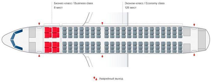 Расположение кресел аэробус а319