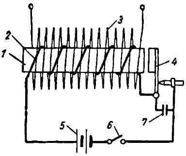 Схема индукционной катушки