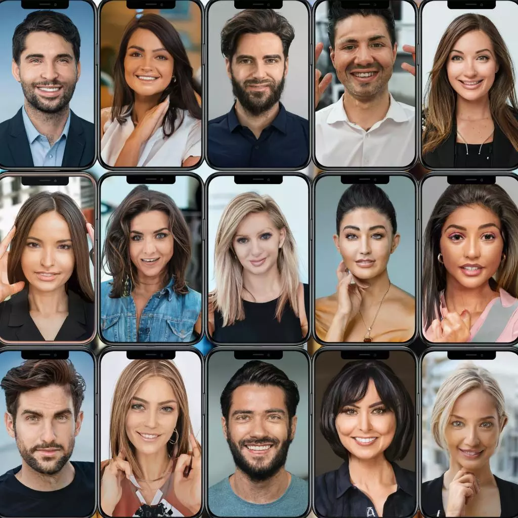 коллаж из профессиональных фотографий, сделанных на смартфон