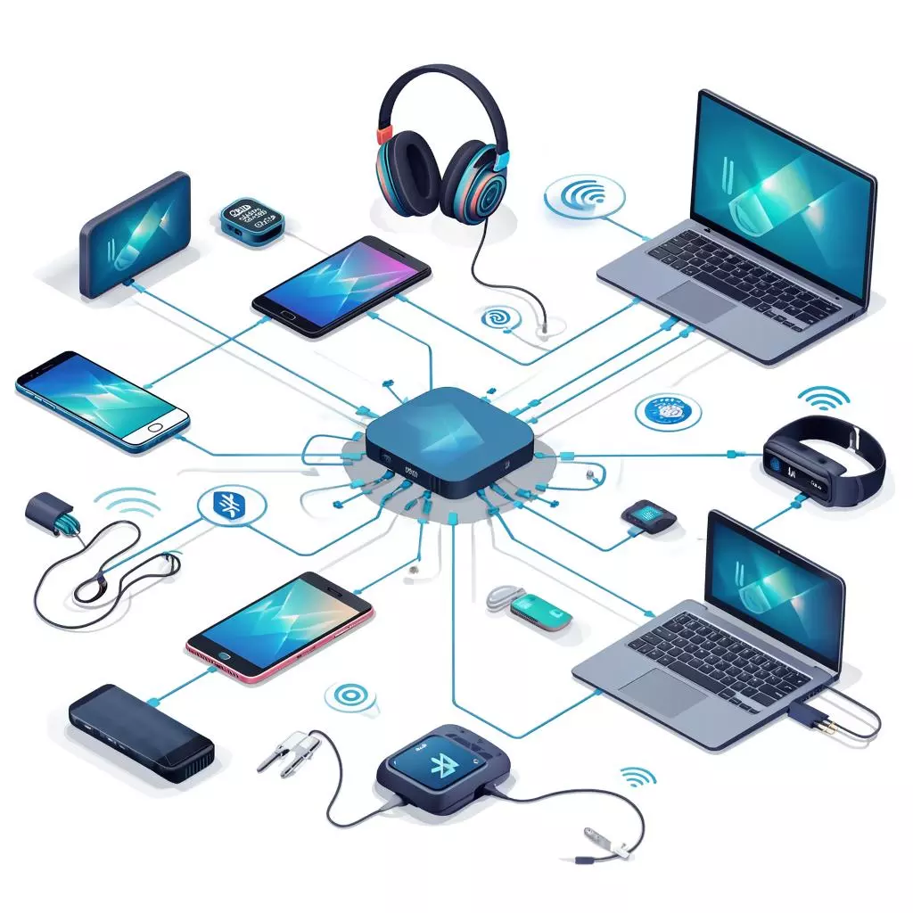 схема подключения Bluetooth наушников к разным устройствам