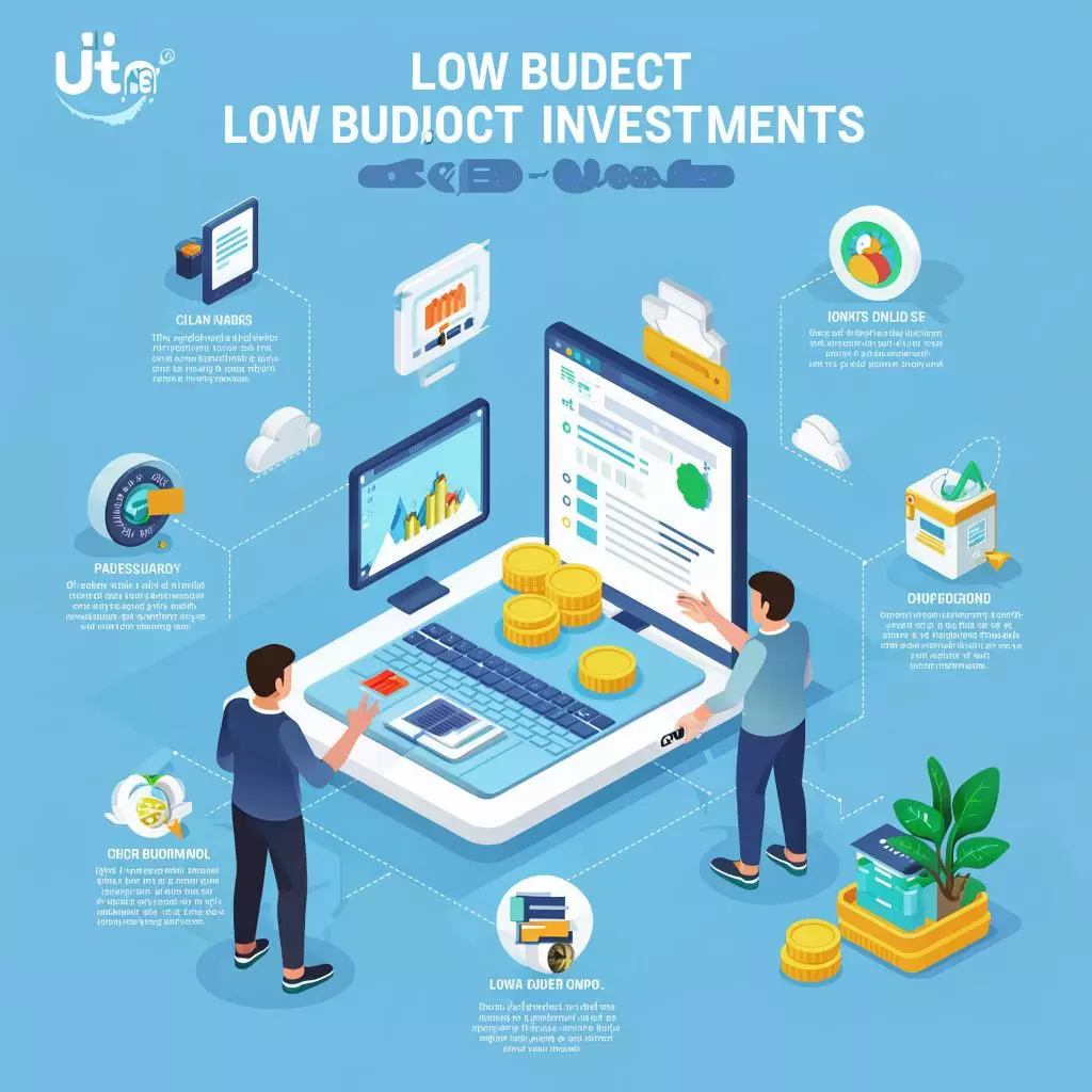 инфографика видов инвестиций с малым бюджетом
