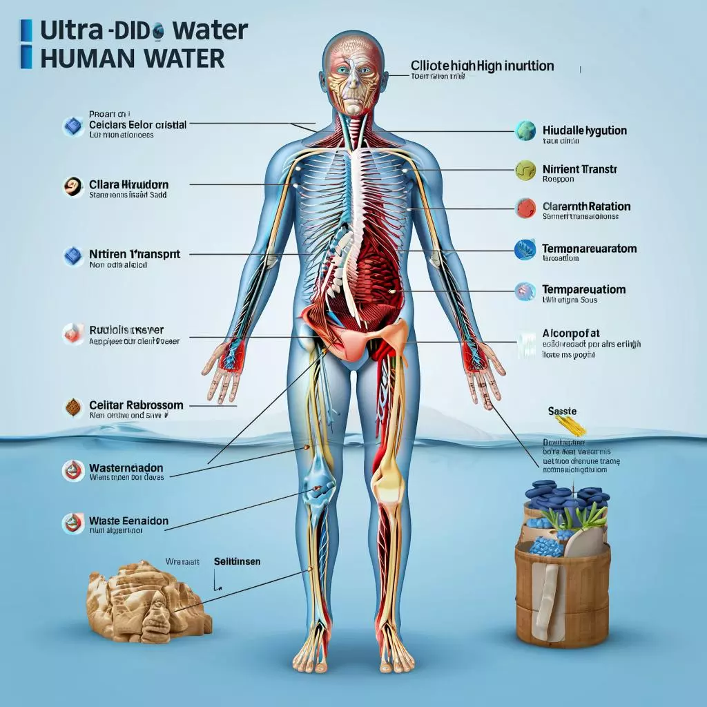 схема влияния воды на основные функции организма человека
