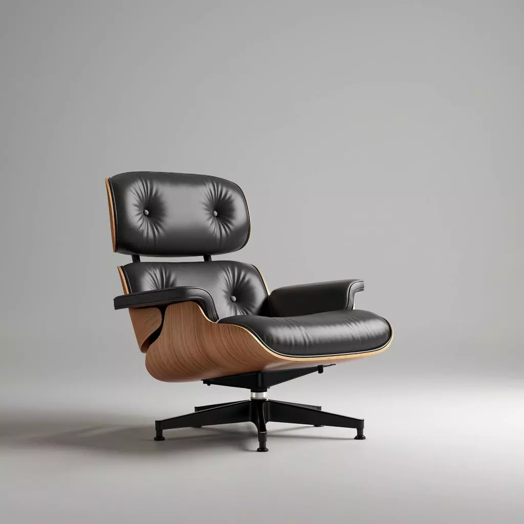 фото кресла Eames Lounge Chair в стиле модерн