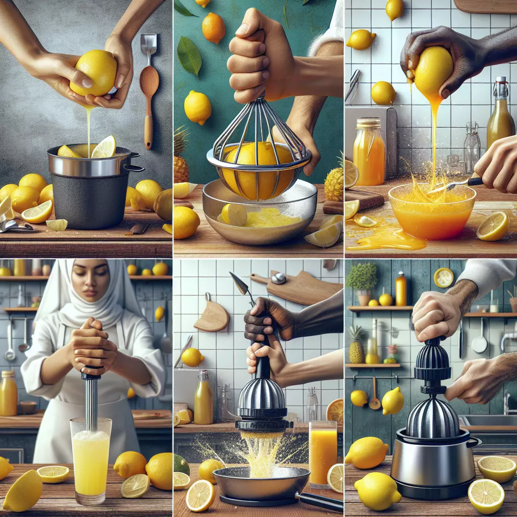 различные способы приготовления лимонного сока на кухне