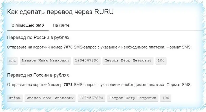 Как пользоваться сервисом RURU